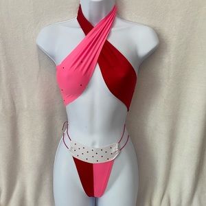 Cross top stripper outfit